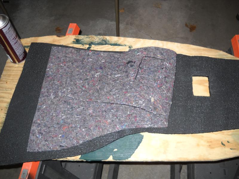 Carpet backing Moss Kit.JPG - Bill asked me to come out and work on his carpeting. His football wrecked knees don't allow him to get really deeply into the interior of the car. I think when he gets them taken care of, he will be more than able to tackle these kinds of projects again.
